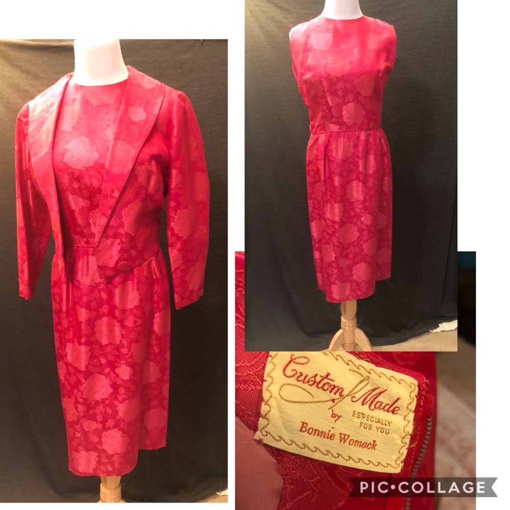 Vintage Custom 2 pic Sheath Dress with Bolero